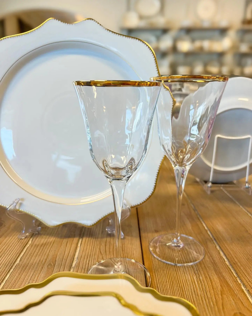 Gold Rimmed Glasses