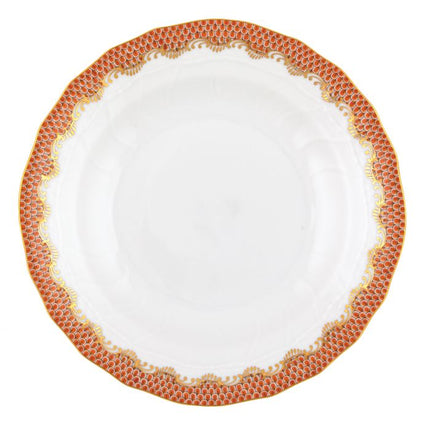 Herend Fishscale Dessert Plate - Rust
