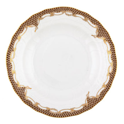 Herend Fishscale Dessert Plate - Brown