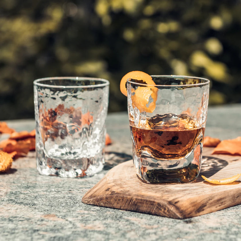 Simon Pearce Woodbury Bourbon Glasses