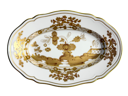 Ginori Oriente Italiano Oval Pickle Dish - Aurum
