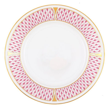 Herend Art Deco Salad Plate - Raspberry