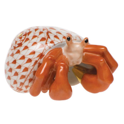 Herend Decorative Hermit Crab - Rust