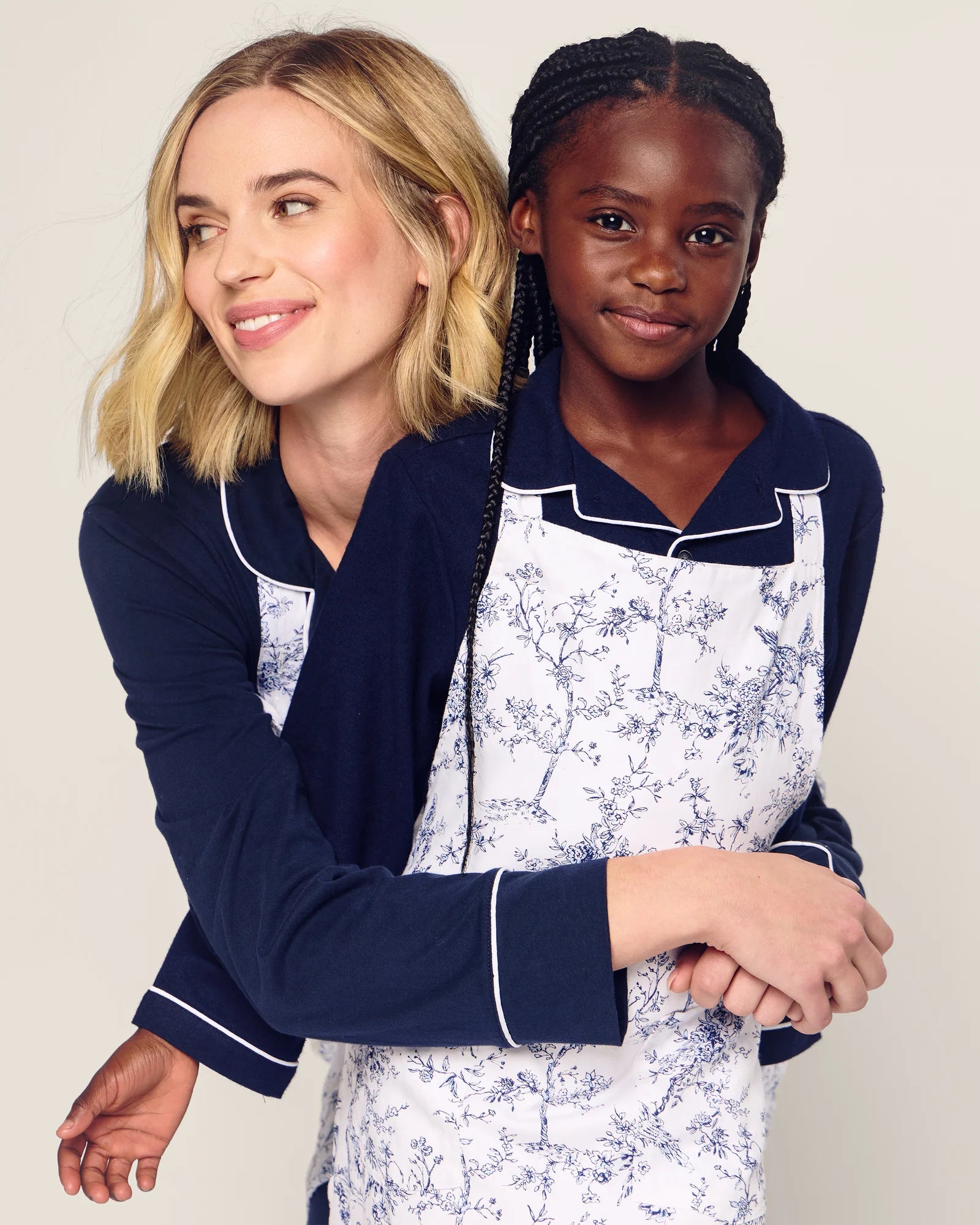 Petite Plume Kids Apron in Timeless Toile