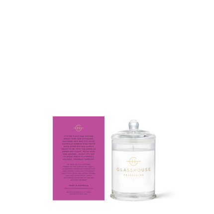 Glasshouse Music City Magic Mini Candle