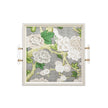 Amanda Carol Bermuda Blossoms Square Serving Tray