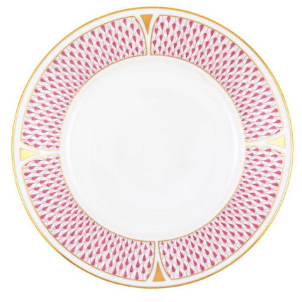 Herend Art Deco Dessert Plate - Raspberry