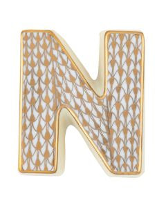 Herend Decorative Letter - Gold