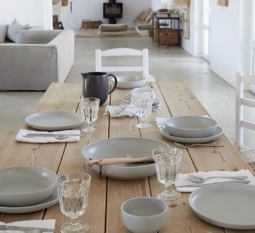 Casafina Pacifica Dinner Plate - Oyster Grey