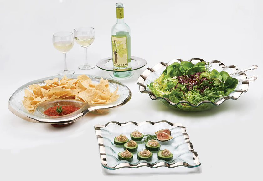 annieglass Ruffle Square Server