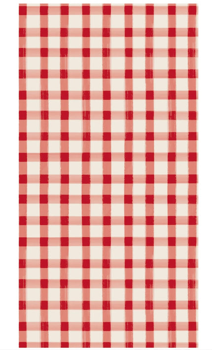 Hester & Cook Red Painted Paper Guest Napkins