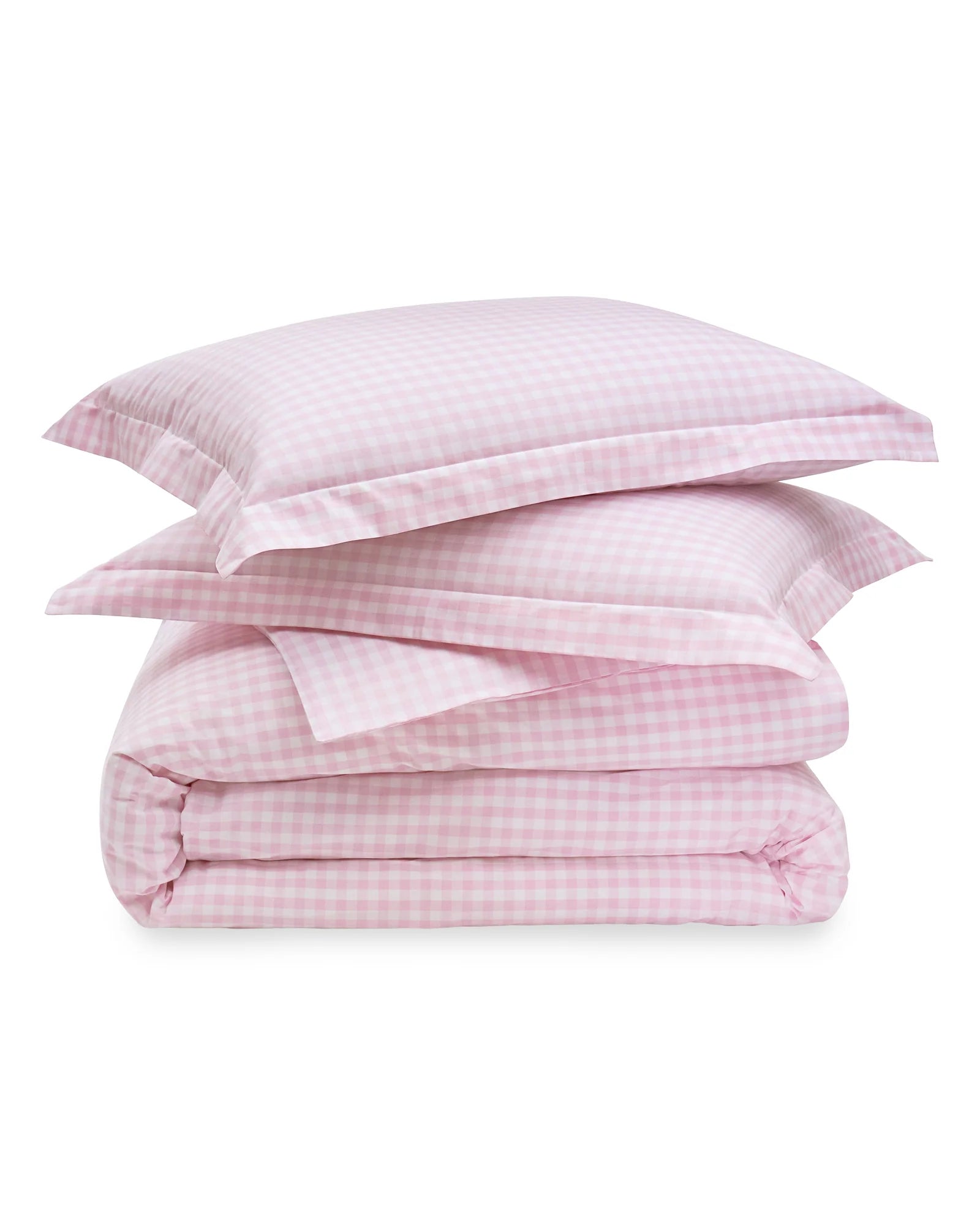 Petite Plume Pillow Cases - Pink Gingham