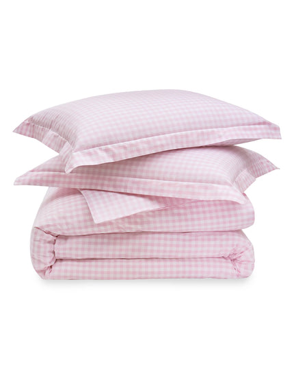 Petite Plume Pillow Cases - Pink Gingham
