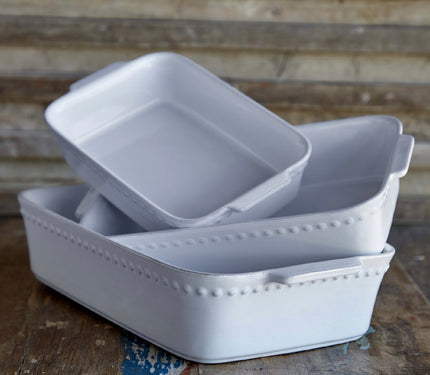 Costa Nova Pearl Small Rectangular Baker