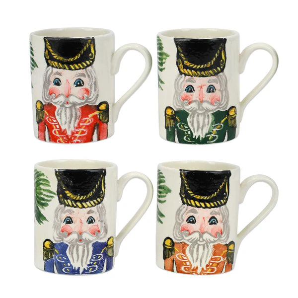 Vietri Nutcrackers Assorted Mug - S/4