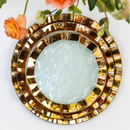 annieglass Ruffle Salad Plate