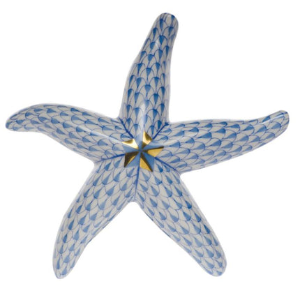 Herend Decorative Medium Starfish - Blue