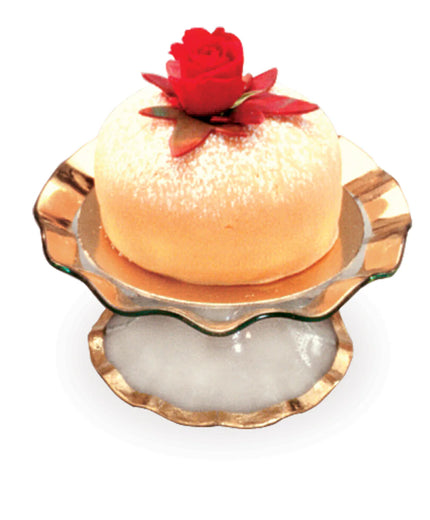 annieglass Ruffle Petit Four Stand
