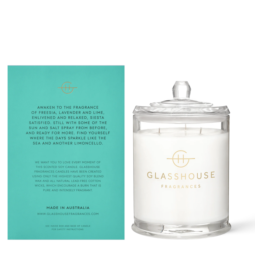 Glasshouse Lost in Amalfi Large Candle
