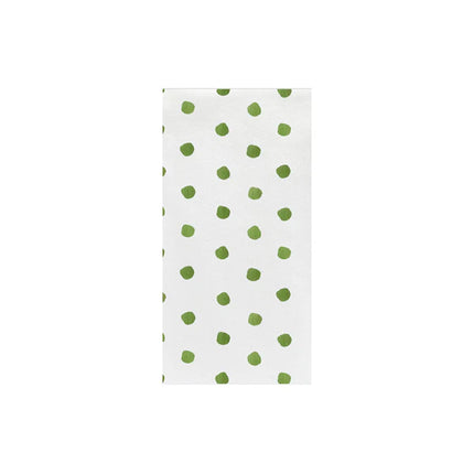 Vietri Green Dot Paper Guest Towel