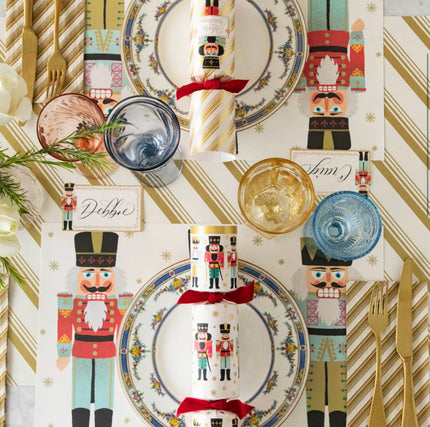 Hester & Cook Gold Peppermint Stripe Table Runner