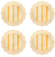 Juliska Sunshine Cabana Stripe Dessert/Salad Plate S/4 - Melamine