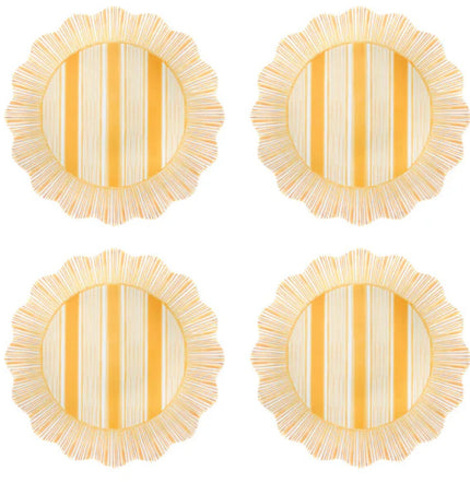 Juliska Sunshine Cabana Stripe Dessert/Salad Plate S/4 - Melamine