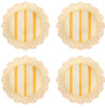 Juliska Sunshine Cabana Stripe Dessert/Salad Plate S/4 - Melamine