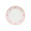 Costa Nova Vila Dinner Plate - White/Red