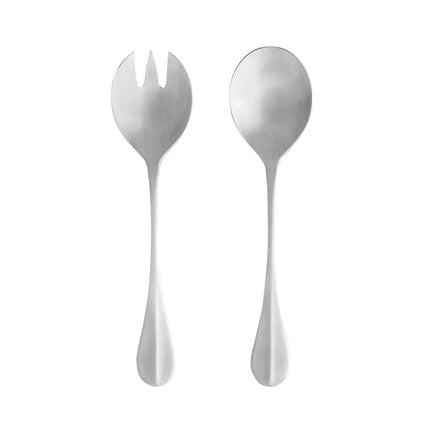 Costa Nova Nau Salad Serving Set - Brushed