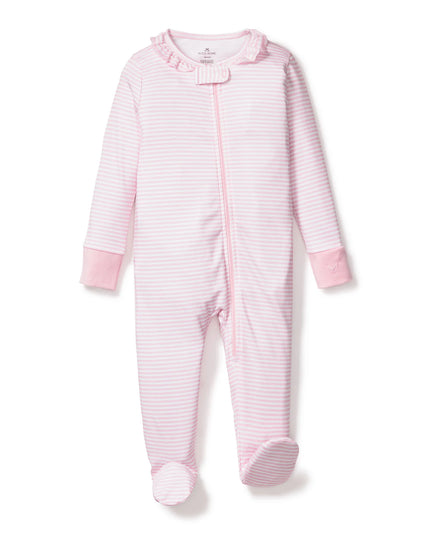 Petite Plume Baby Snug Fit Romper - Pink Stripe