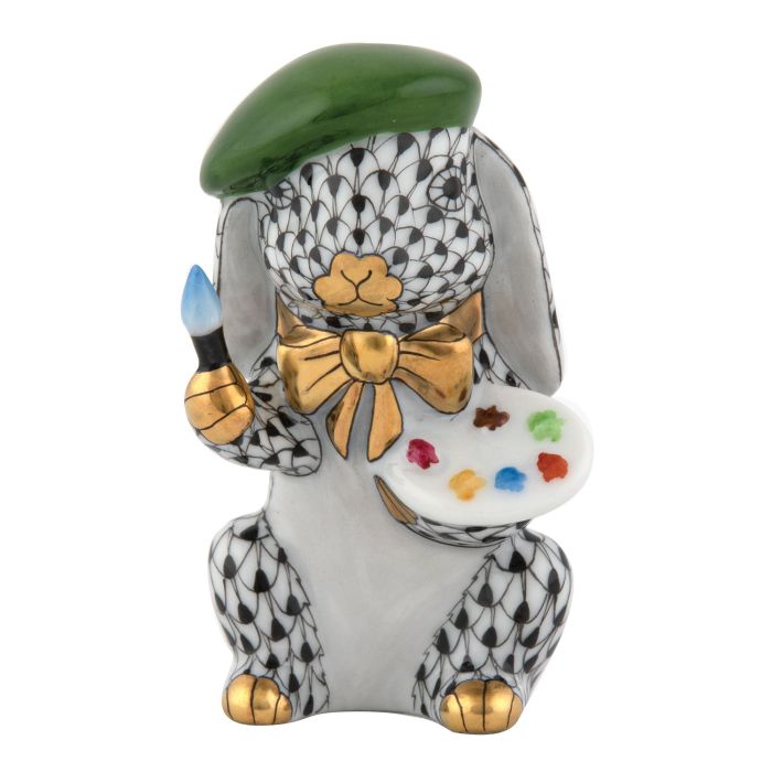 Herend Decorative Painter Bunny - Black