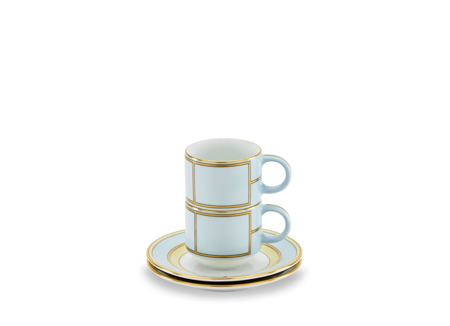 Ginori Diva Espresso Set for Two - Celeste