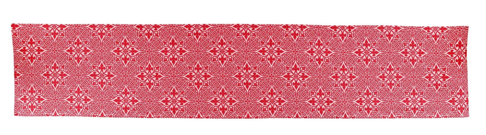 Vietri Damask Table Runner - Red