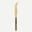 Sabre Bistrot Gold color Tortoise Cheese Knife Large, Faux Tortoise