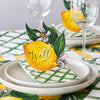 Hester & Cook Green Lattice Paper Guest Napkins