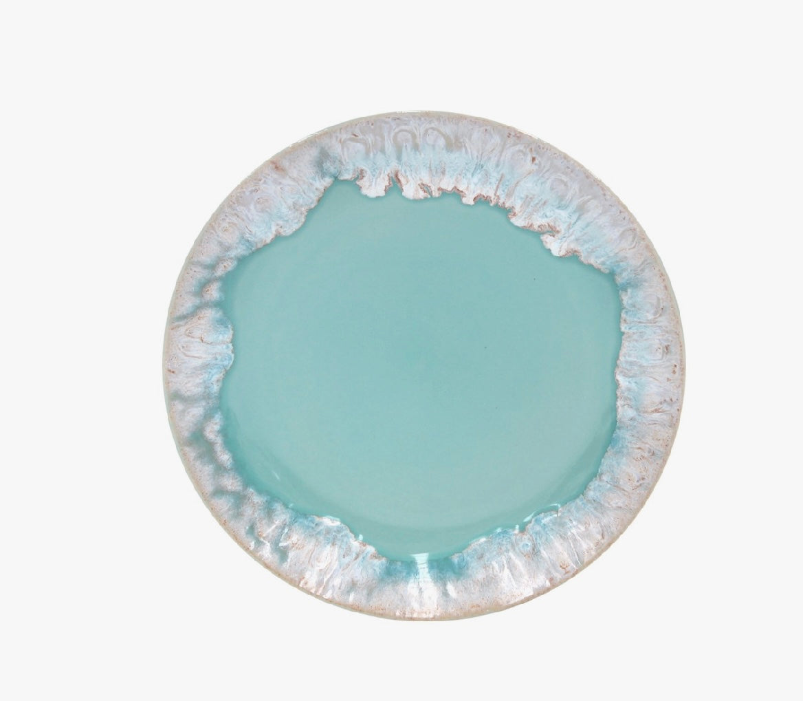 Casafina Taormina Salad Plate - Aqua