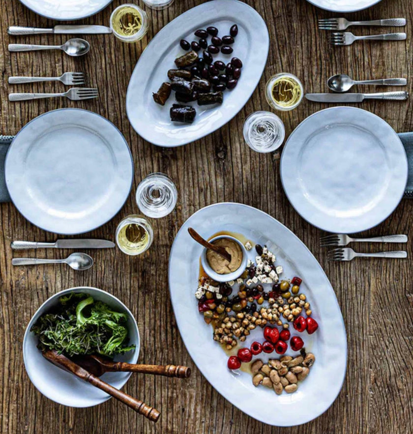 Juliska Quotidien Dessert/Salad Plate - White Truffle