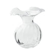 Vietri Hibiscus Glass Small Fluted Vase