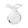 Vietri Hibiscus Glass Small Fluted Vase