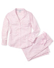 Petite Plume Women’s Long Twill Pajama Set - Sweethearts