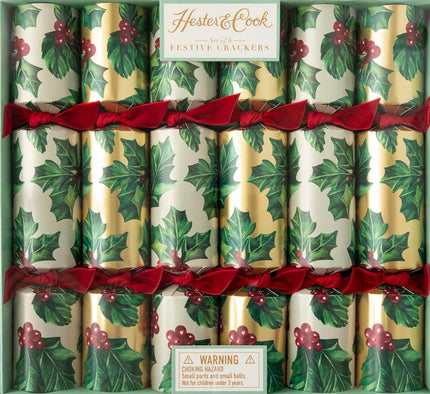 Hester & Cook Holly Crackers