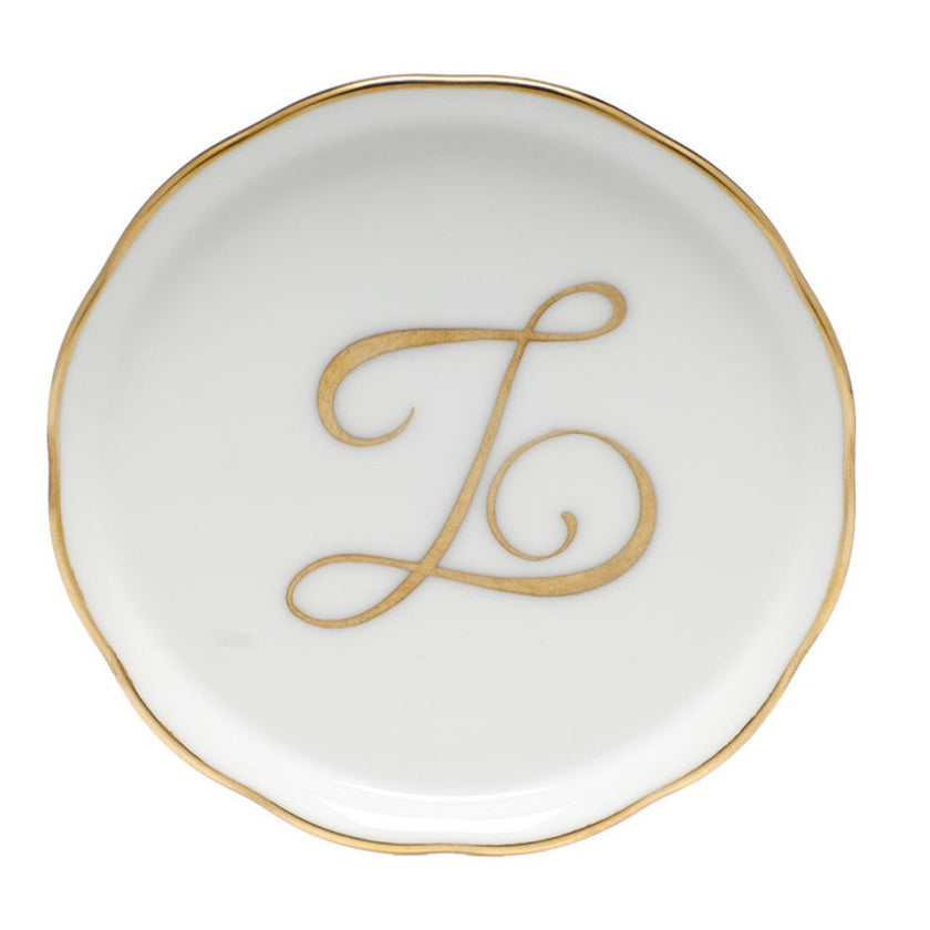 Herend Decorative Coaster - Monogram