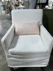 MCHI Designer Kristen Leigh Studio Thistle Linen Pink Fabric Lumbar Pillow