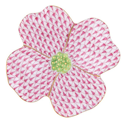 Herend Decorative Dogwood Flower - Raspberry