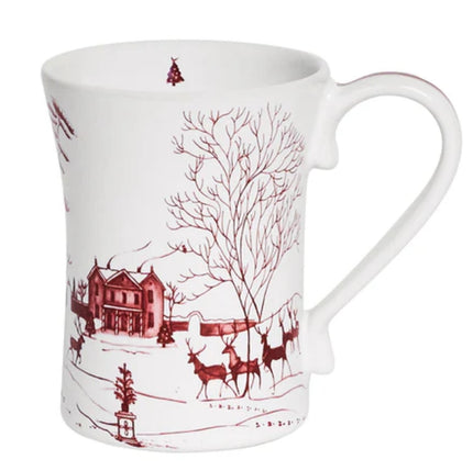 Juliska Country Estate Winter Frolic Mug - Ruby