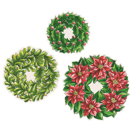 Hester & Cook Holiday Wreath Serving Paper