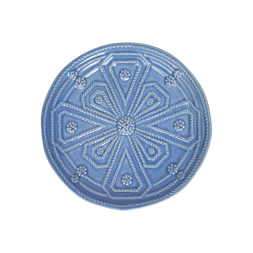 Juliska Jardins Du Monde Side/Cocktail Plate S/4 - Chambray