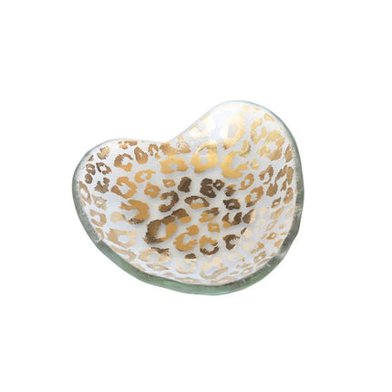 annieglass Cheetah Heart Bowl