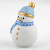 Herend Decorative Mini Snowman - Blue